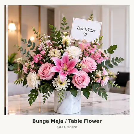 Bunga Meja Demang Lebar Daun
