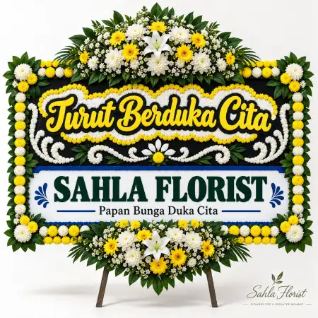 Papan Bunga Duka Demang Lebar Daun